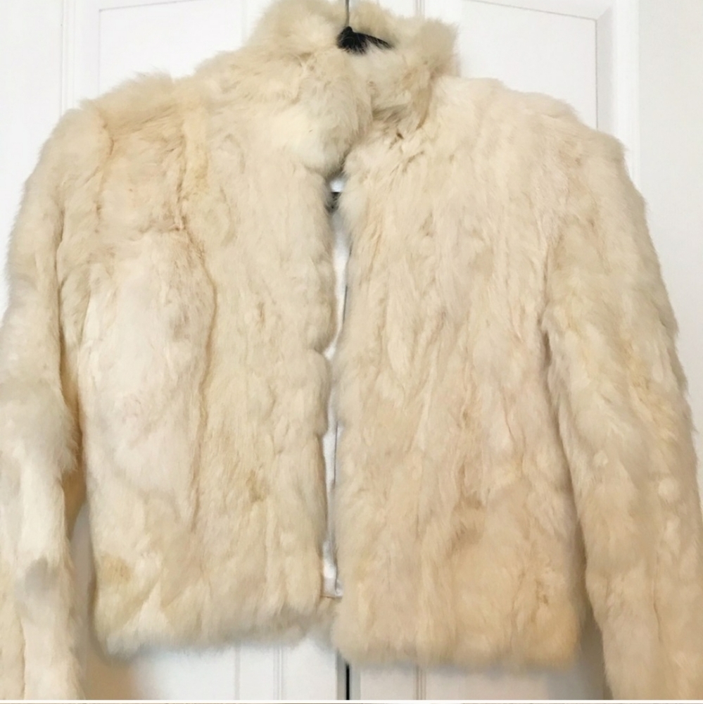 Bebe Rabbit Fur Coat